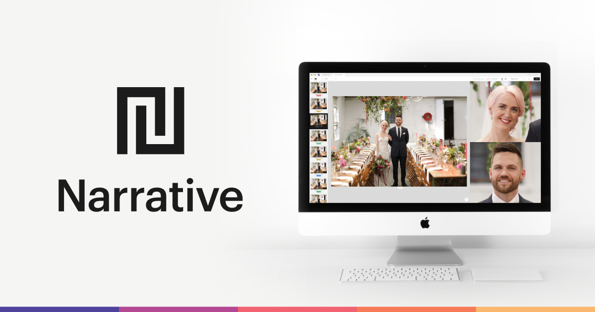 An image with the Culling Software For Photographers logo of Narrative next to it open on a Mac